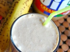 Thumbnail image for Peanut Butter Banana and Cinnamon Milkshake